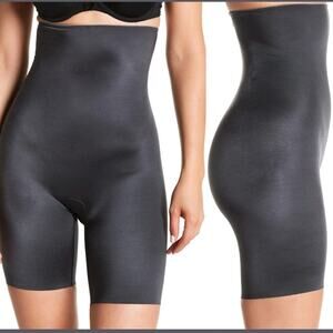 Spanx Slimplicity High Waist Mid Thigh Shorts Shapewear size Midium